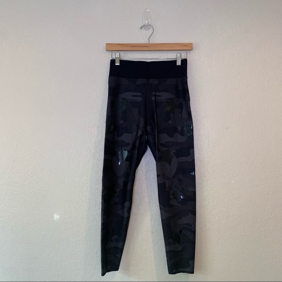 Ultracor Nero Matte Nero Ultra High Silk Camo Knockout Star Leggings XL - Picture 2 of 11
